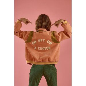 Understated Leather UL CLUB CORD BOMBER CORDUROY SIT ON A CACTUS